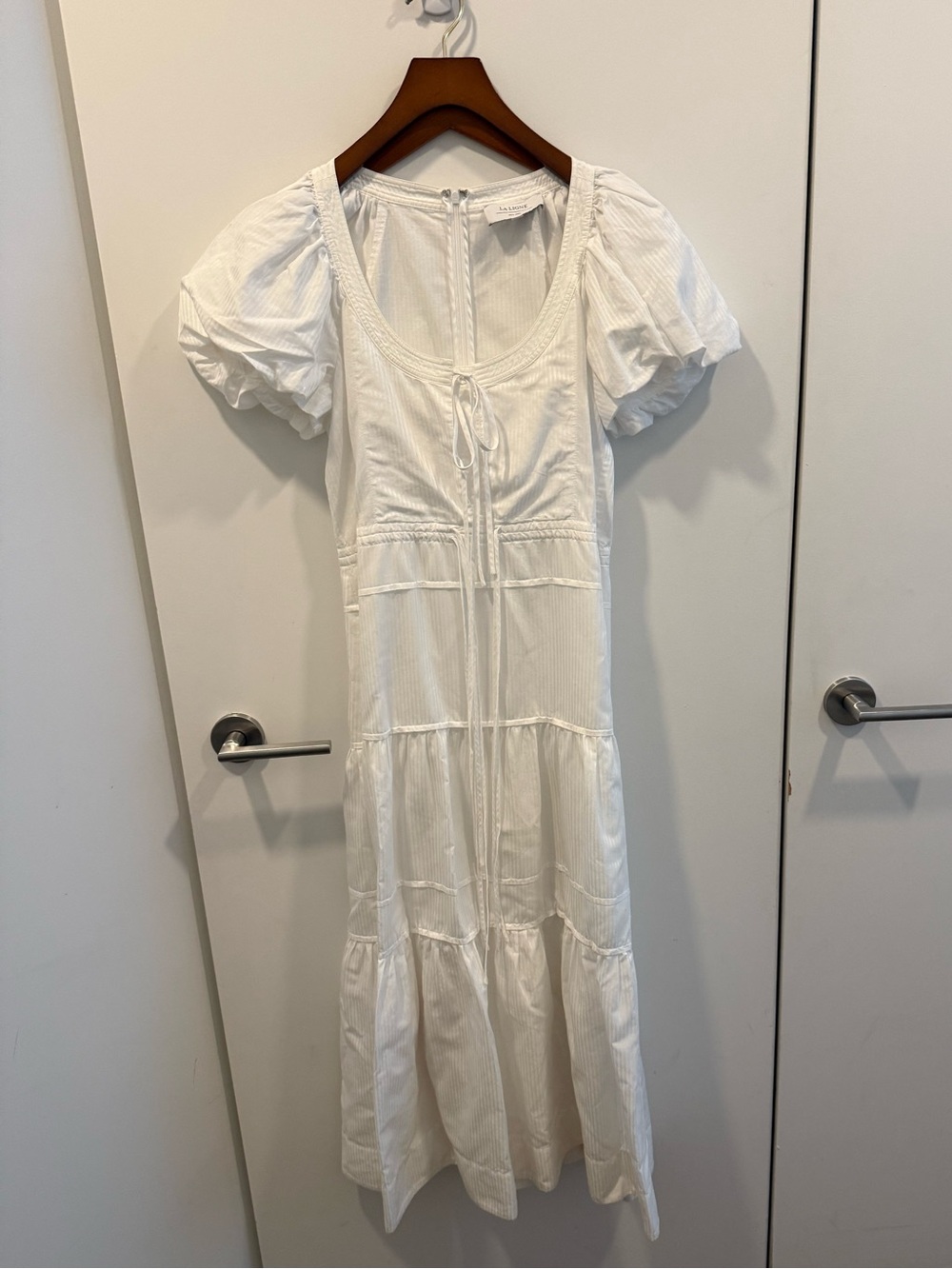 La Ligne white cotton/linen dress SIZE XS